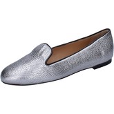 Bally Shoes  Damenschuhe mokassins silber leder BY15