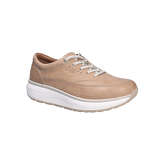 Joya Damen Comfort Schnürschuh Komfort-Halbschuhe beige Damen