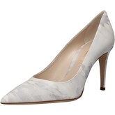 Deimille  Pumps pumps grau glänzendem leder AJ282