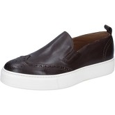 Di Mella  Herrenschuhe slip on mokassins braun leder AB998