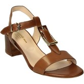 Leonardo Shoes  Sandalen 3361 VITELLO MARRONE
