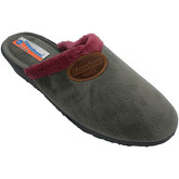 Made In Spain 1940  Hausschuhe Frauenturnschuh offen hinten Soca grau