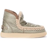 Mou  Moonboots Boots Mini Eskimo Sneaker in Leder in Glitzer Optik