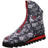 Clamp  Stiefeletten Stiefeletten 15 FINCH008, PRINT NEWSPAPER BLACK