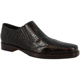 Leonardo Shoes  Herrenschuhe PISTOIA COCCODRILLO NERO
