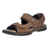 WALDLÄUFER Herren Comfort Sandale Komfort-Sandalen braun Herren