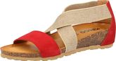 IGI & CO Keilsandalette Veloursleder/Textil