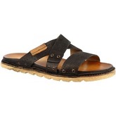 Leonardo Shoes  Pantoffeln 447002 NERO LEGNO NERO