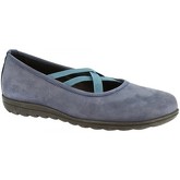 Leonardo Shoes  Ballerinas 513 NABUK BLU