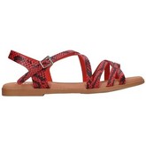 Oh My Sandals For Rin  Sandalen OH MY SANDALS 4640 TODO REPTILE ROJO Mujer Rojo
