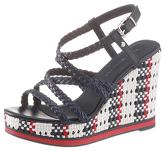 TOMMY HILFIGER High-Heel-Sandalette TOMMY INTERWOVEN HIGH WEDGE