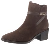 TOMMY HILFIGER Stiefelette BLOCK BRANDING SUEDE MID BOOT