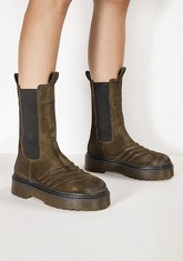 INUOVO Stiefel Leder