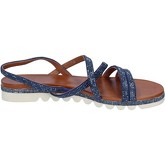 Femme Plus  Sandalen sandalen blau wildleder strass BT824