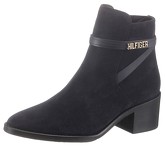 TOMMY HILFIGER Stiefelette BLOCK BRANDING SUEDE MID BOOT