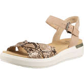 ara Ibiza Riemchensandalen beige-kombi Damen