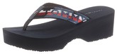 TOMMY HILFIGER Zehentrenner TOMMY SEQUINS WEDGE BEACH SANDAL