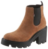 TOMMY JEANS Chelseaboots ESSENTIAL SUEDE MID HEEL BOOT