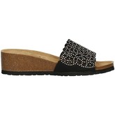 Natural Bio  Pantoffeln PUCCI Mit Keil Damen SCHWARZ