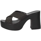 David Haron  Pantoffeln 02 INTREC F18S Sandalen Frau schwarz