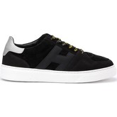 Hogan  Sneaker Sneaker H365 in Nubuk und Veloursleder Schwarz