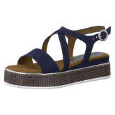 MARCO TOZZI Klassische Sandalen blau-kombi Damen