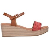 Oh My Sandals For Rin  Sandalen OH MY SANDALS 4686 ROJO CON ROBLE Mujer Rojo