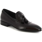 Leonardo Shoes  Herrenschuhe 13605-E F. 136 CUOIO FILETTO NERO