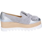 Olga Rubini  Ballerinas pumps silber grau synthetisches leder wildleder BS113