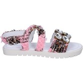 Ioannis  Sandalen sandalen pink textil strass BT872