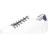 Jenszen  Halbschuhe Schnuerschuhe Sneaker 2065-WEIß BLAU
