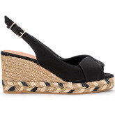 Castaner  Espadrilles Brianda Keilsandaletten in Canvas Schwarz