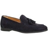 Herman Scott  Herrenschuhe A103 Halbschuhe Harren BLAUER SUEDE