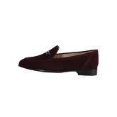 ekonika Loafer Klassische Slipper weinrot Damen