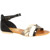 Leonardo Shoes  Sandalen PC70X VACCHETTA / CAPRA NERO