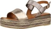 INUOVO Plateausandaletten Leder