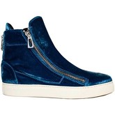 Gennia  Turnschuhe BERTA Samt Jeansblau