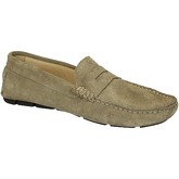 Leonardo Shoes  Herrenschuhe 503 CAMOSCIO TAUPE TASSELLI