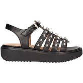 Janet Sport  Sandalen 43906 Sandelholz Frau schwarz