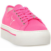 Windsor Smith  Sneaker RUBY CANVAS NEON PINK