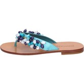 Eddy Daniele  Sandalen sandalen hellblau satin Perlen aw338