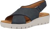 Clarks Keilsandalette Nubukleder