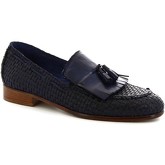 Leonardo Shoes  Herrenschuhe 809/3 BLU INTRECCIATO