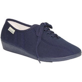 Muro  Sneaker   Keilschuh Schnürsenkel  marineblau