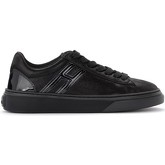 Hogan  Sneaker Sneaker H365 in laminiertem Leder Schwarz