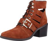 STEVE MADDEN Schnürstiefelette Veloursleder