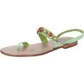 Eddy Daniele  Sandalen sandalen grün wildleder swarovski aw07