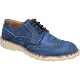 Evc  Herrenschuhe elegante blau nabuk BS07