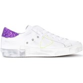 Philippe Model  Sneaker Sneaker Xmas Capsule in Leder und Glitzer Violett