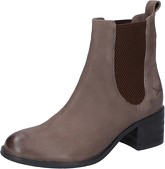 Sansibar Stiefelette Leder/Textil